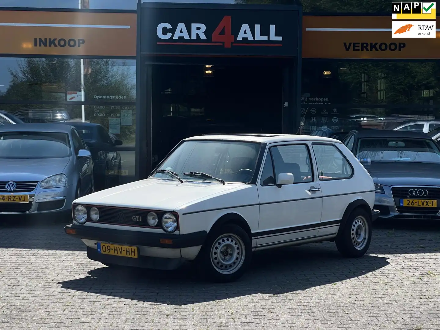 Volkswagen Golf GTI 1 ORIGINELE PIRELLI GTI! SCHUIF/KANTELDAK/UNIEK!!! Білий - 1