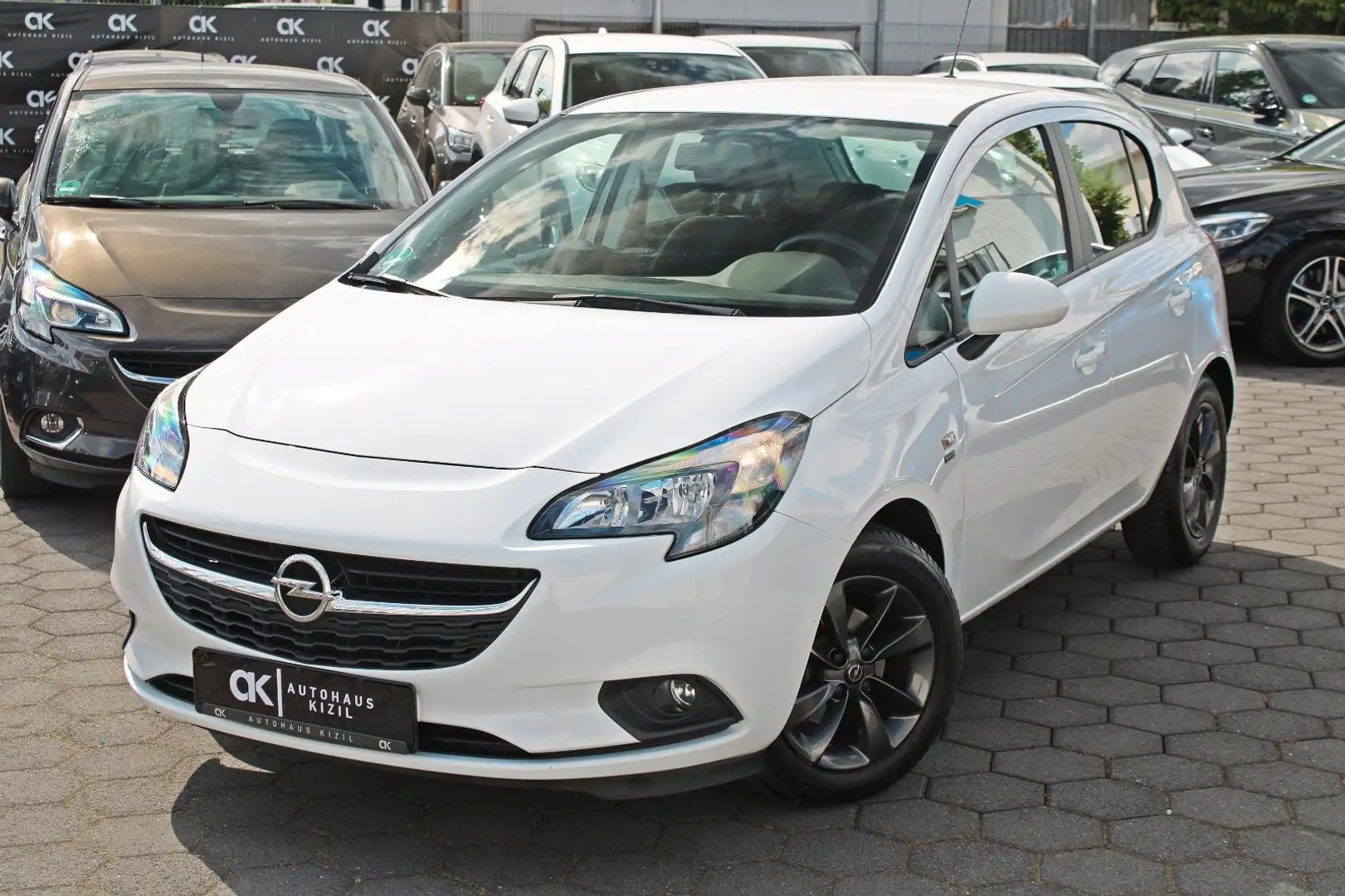 Opel Corsa E 120 Jahre Einparkhilfe, CarPlay, Multi Blanc - 1