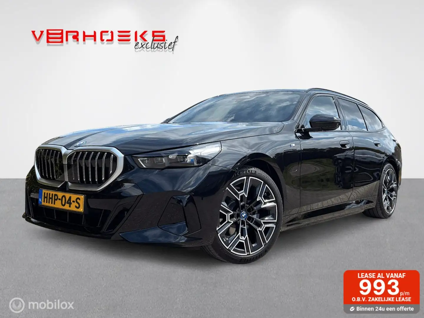 BMW 530 5 serie 530e Touring M-Sport / Leer /Pano /Head-up Schwarz - 1