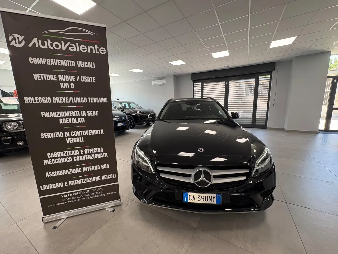 Mercedes-Benz C 200 C 200 d S.W. Auto Sport Nero - 2