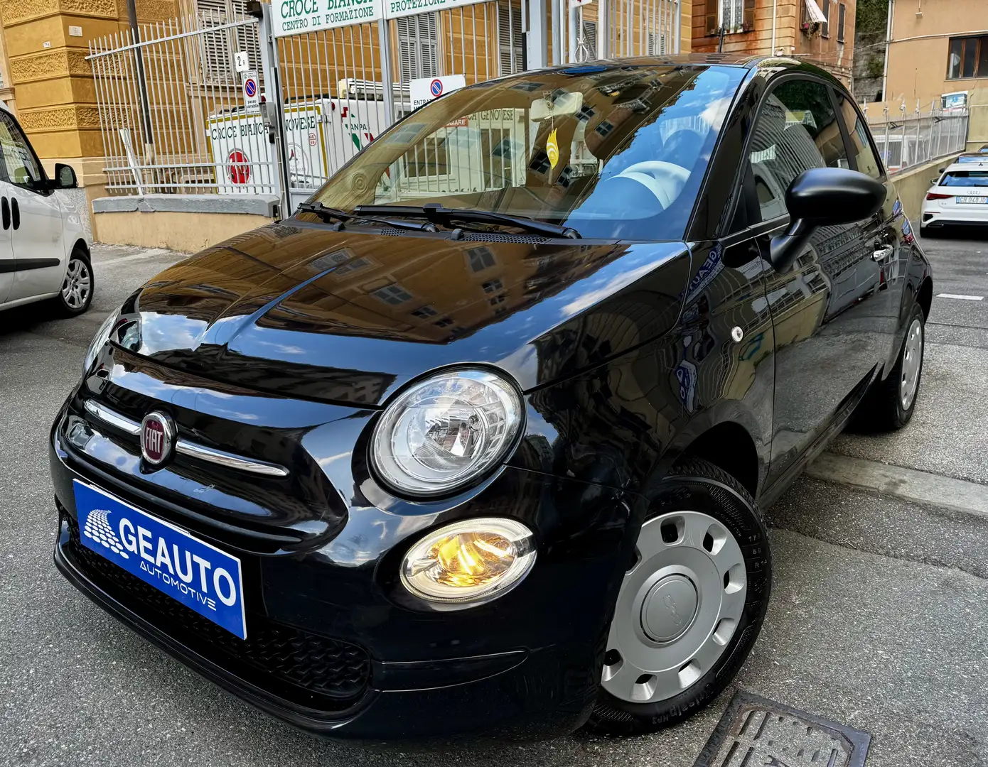 Fiat 500 1.2 BENZINA 69cv my20 UNICO PROP. GARANTITA 12MESI Nero - 2