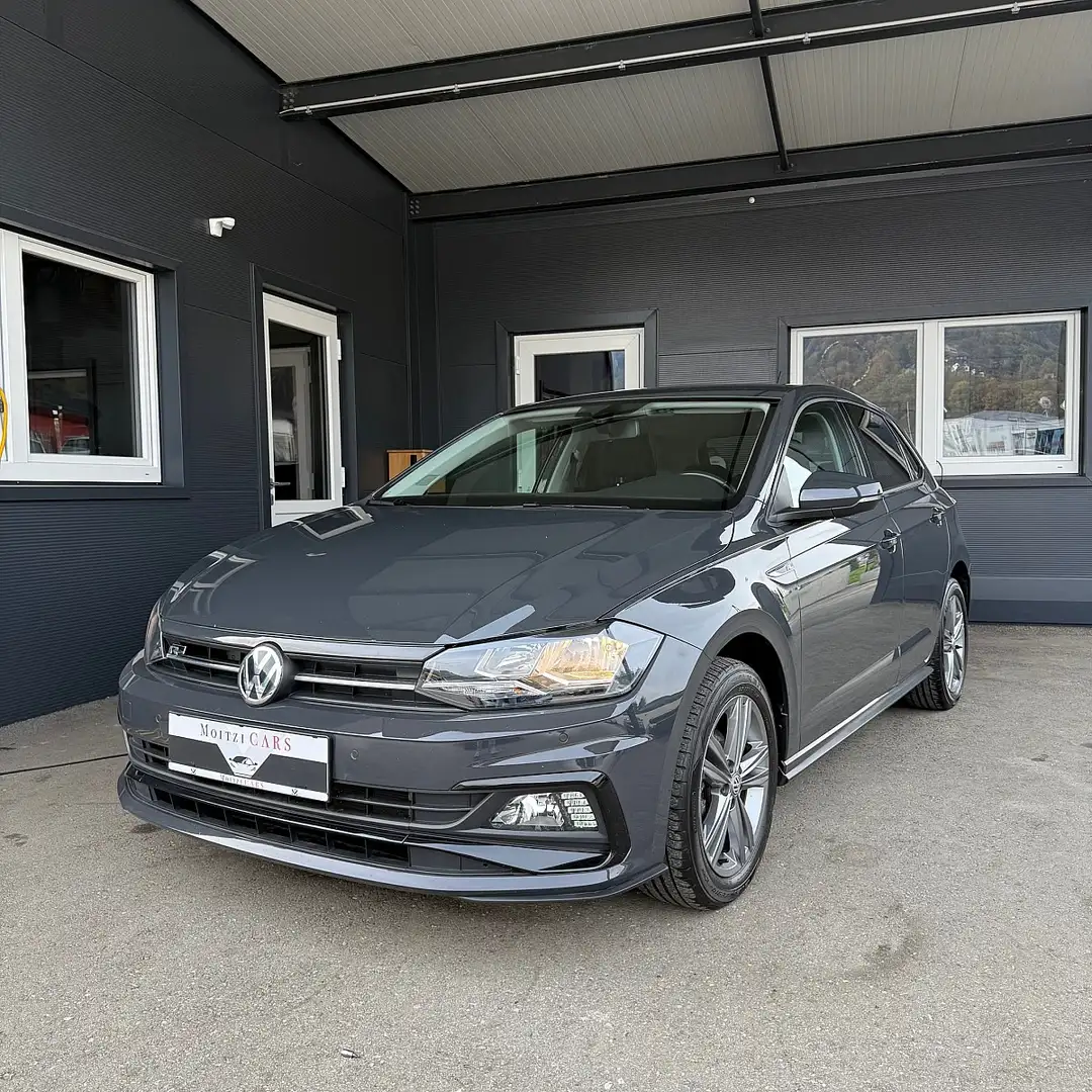Volkswagen Polo 1,0 R-Line TSI Gris - 1