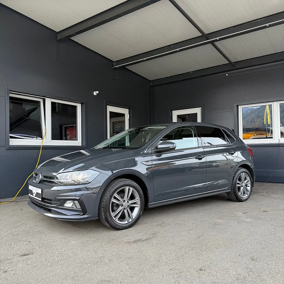 Volkswagen Polo 1,0 R-Line TSI Gris - 2