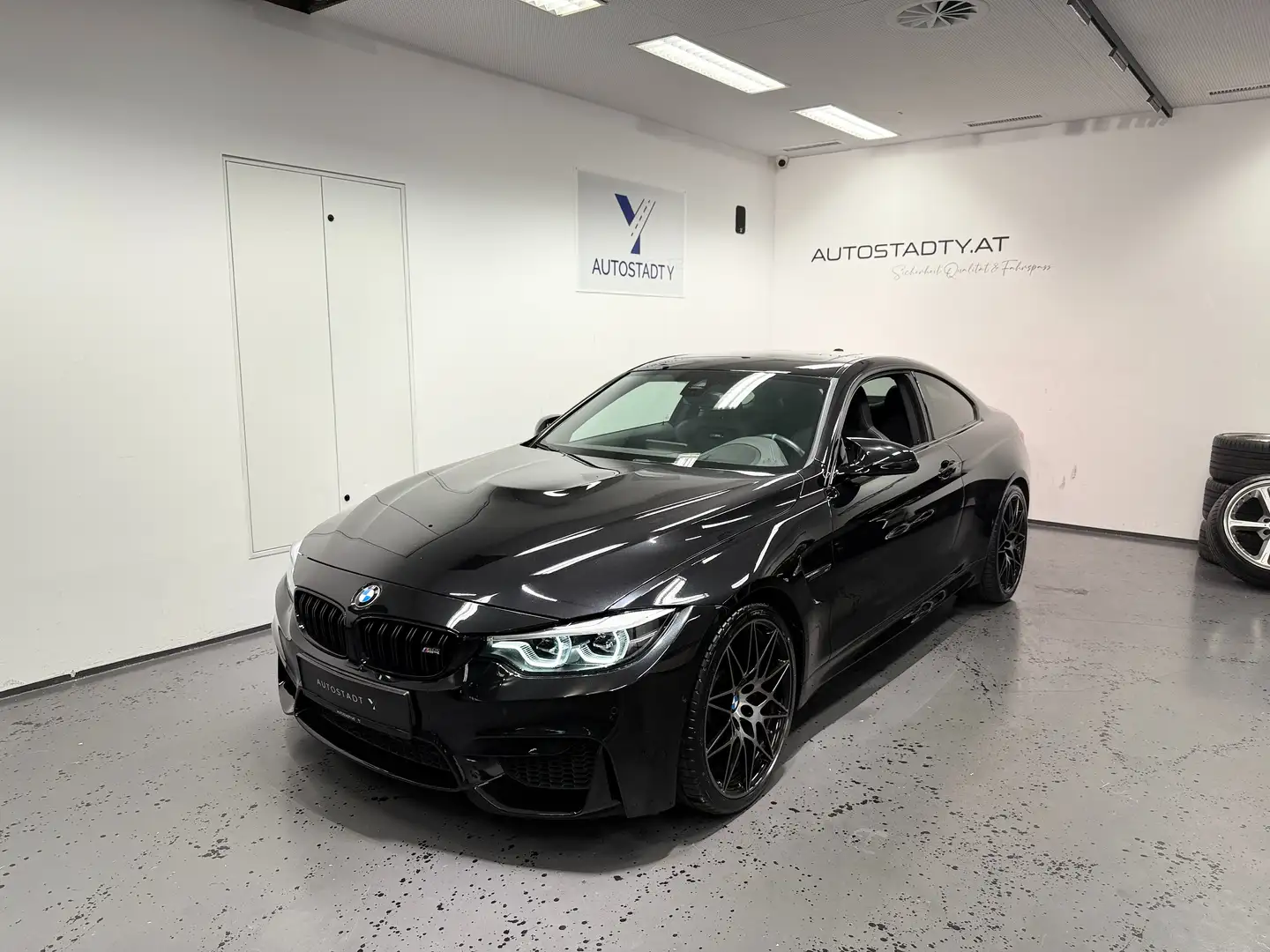 BMW M4 M4 F82 Comp. *LED*H&K*HuD*360Grad* Schwarz - 1