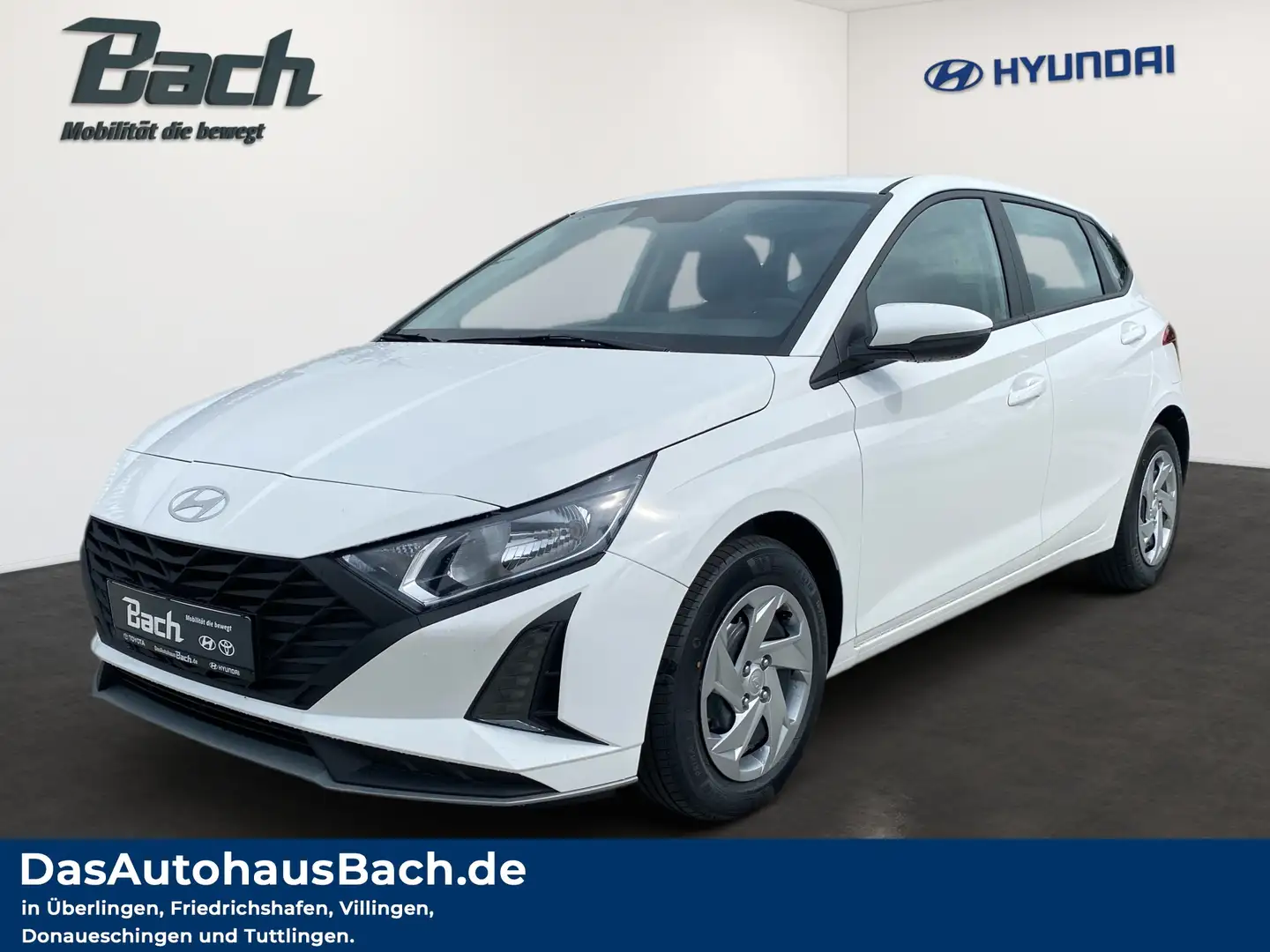 Hyundai i20 1,2 Select mit Funktionspaket Navi+Kam.+PDC Weiß - 1