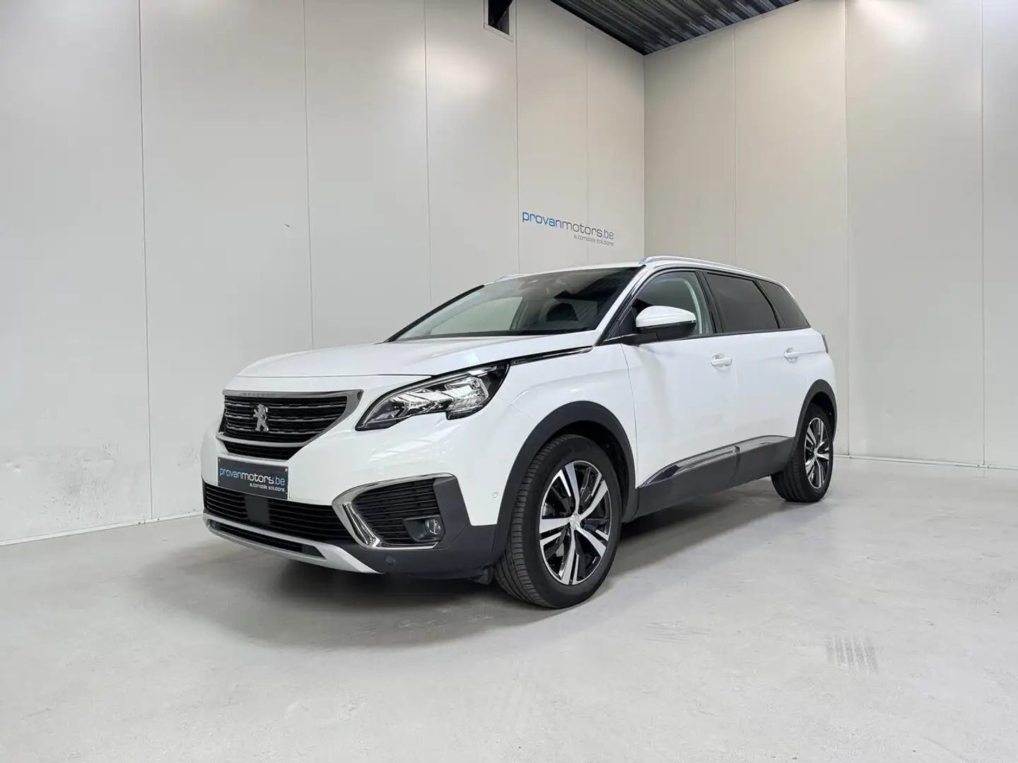 Peugeot 5008 1.2 Benzine - 7 Pl - GPS - PDC - Airco - Topsta... Wit - 1
