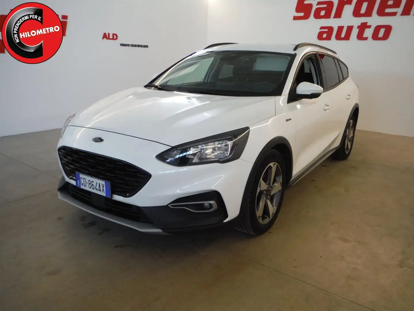 Ford Focus 1.0 EcoBoost Hybrid 125 CV SW Active Bianco - 2