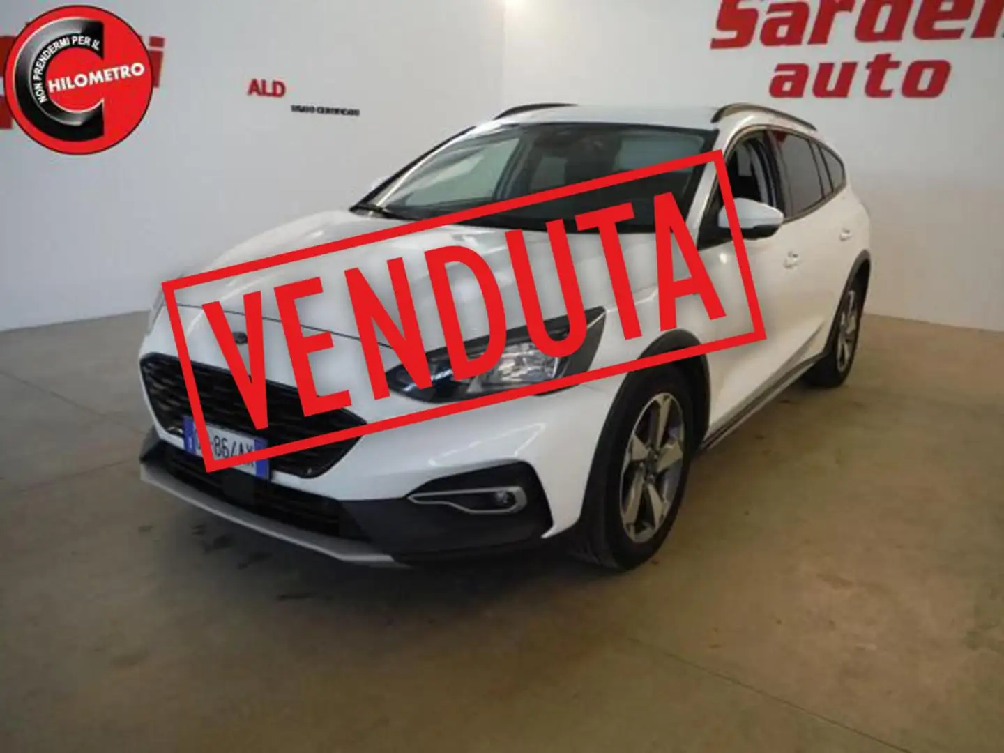 Ford Focus 1.0 EcoBoost Hybrid 125 CV SW Active Bianco - 1
