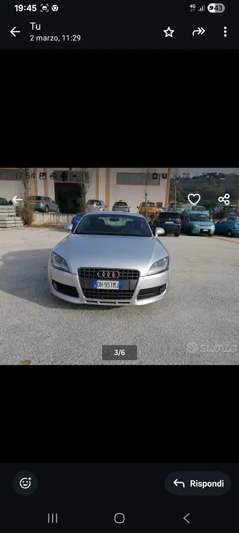 Audi TT RS 2 serie 2.0 Tfsi S tronic advanced plus Gris - 1