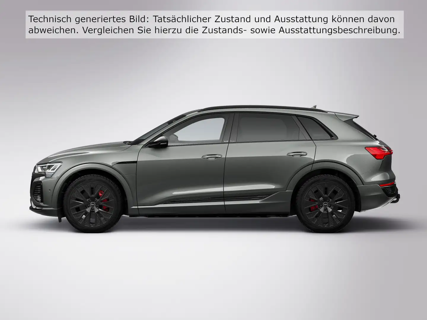 Audi Q8 e-tron 55 e-tron S line quattro PANO AHK HUD Grau - 2