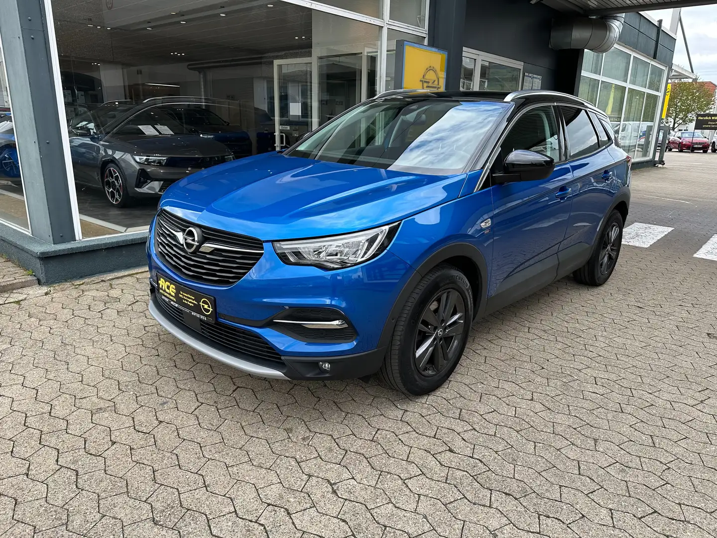 Opel Grandland X Opel 2020 1,2 *Automatik*AHK*SHZ*LRH*NAVI*Kamera* Blu/Azzurro - 1