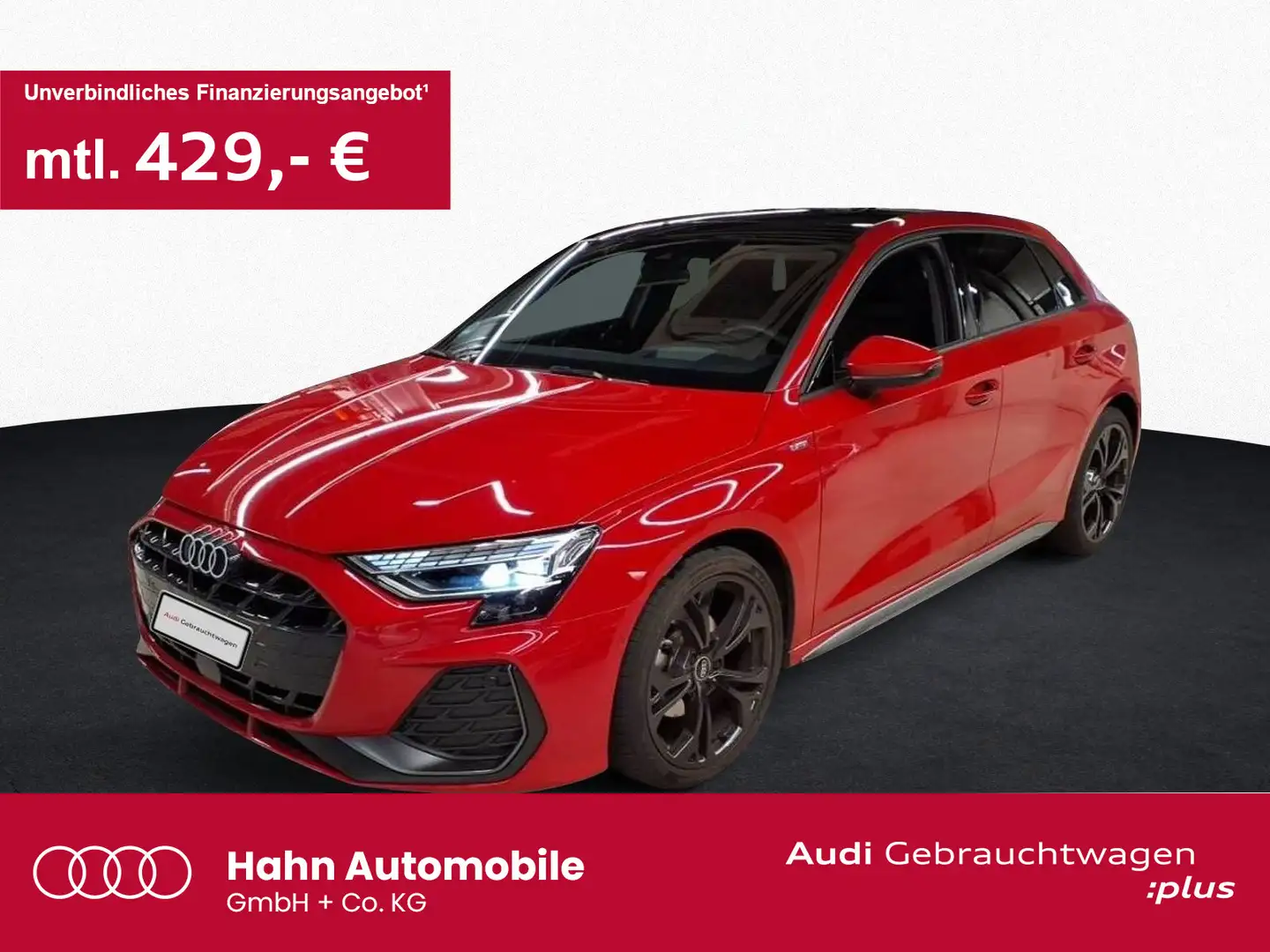 Audi A3 30TFSI S-tronic S line AHK SONOS Rot - 1