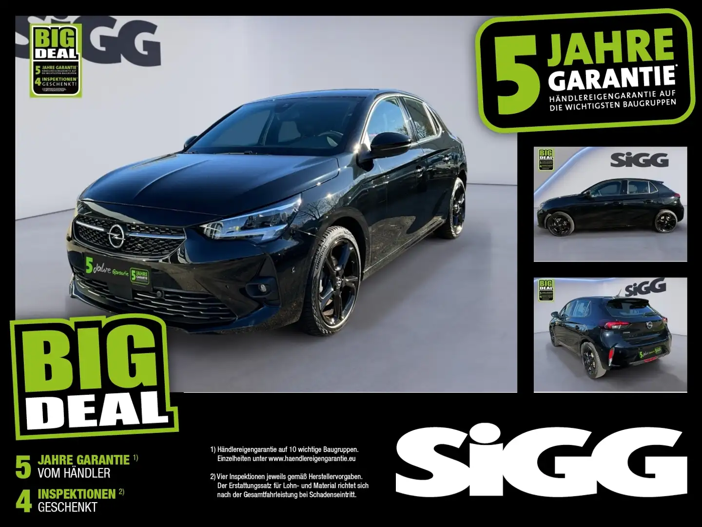 Opel Corsa F 1.5 Diesel GS Line 180 Grad Kam. Noir - 1