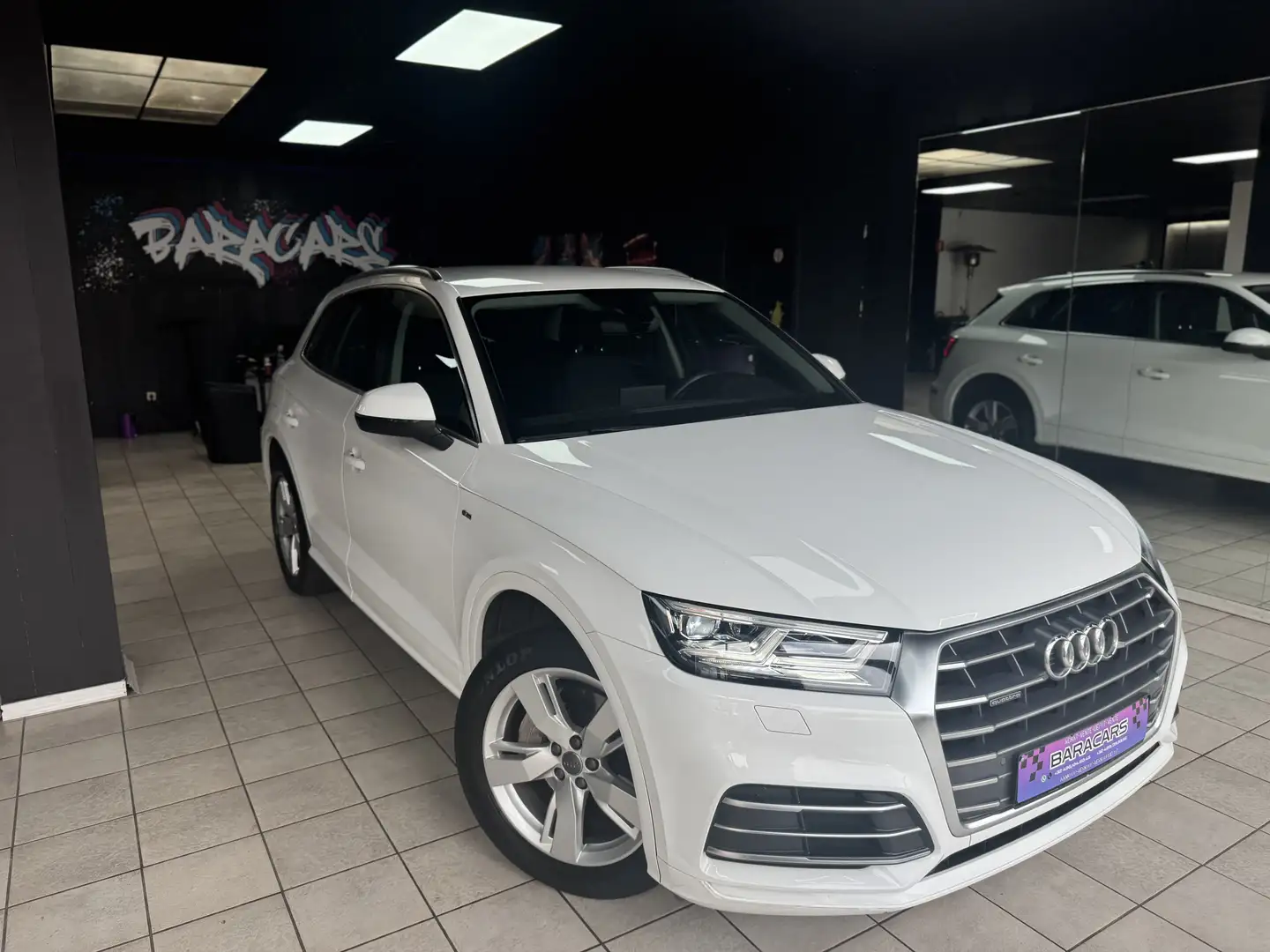 Audi Q5 2.0 TDi Quattro Sport S tronic Blanc - 1