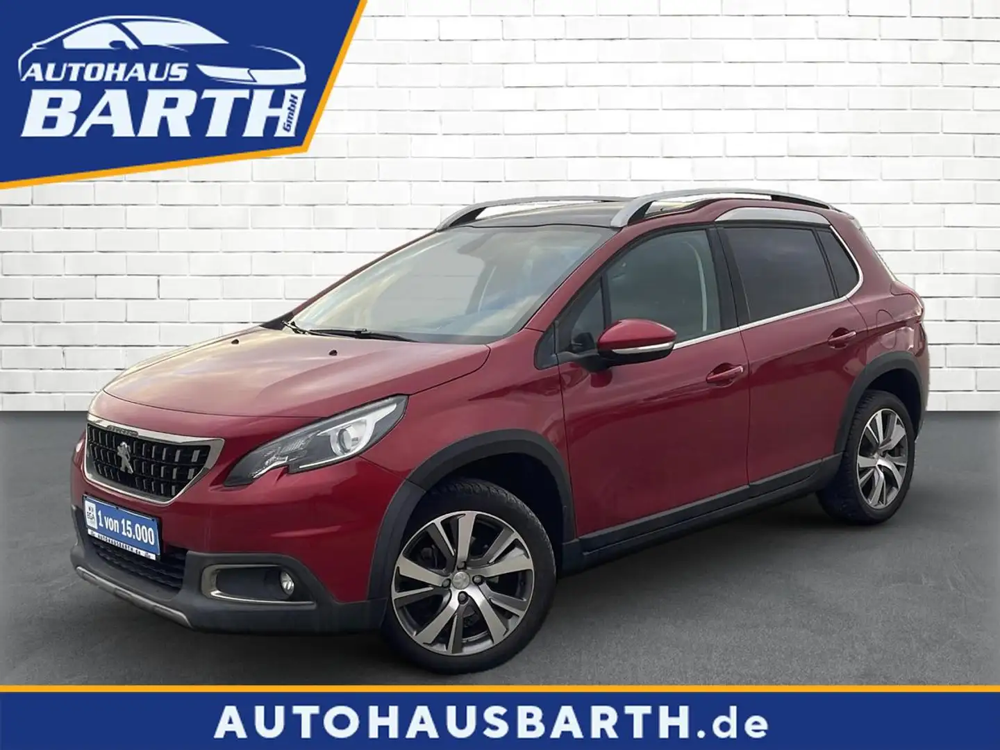 Peugeot 2008 1.2 PureTech Allure *Navi*Glasdach*RFK*SHZ Rosso - 1