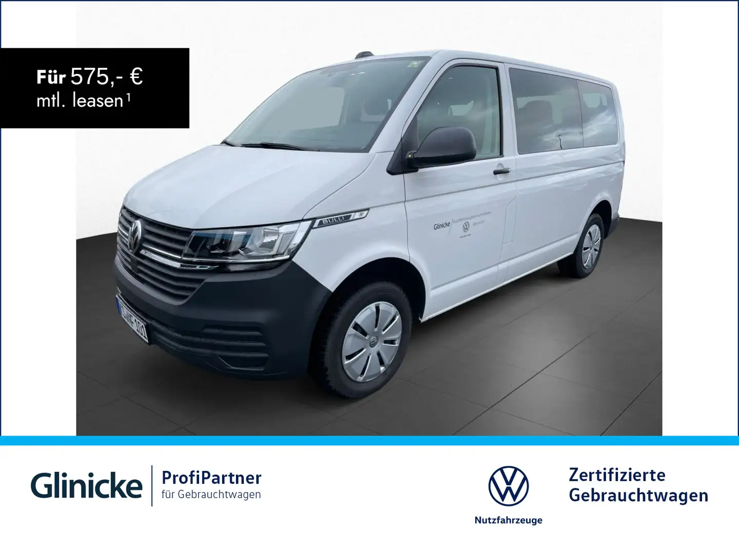Volkswagen T6.1 Kombi 2.0 TDI DSG NAVI 9-Sitzer PDC KLIMA Weiß - 1