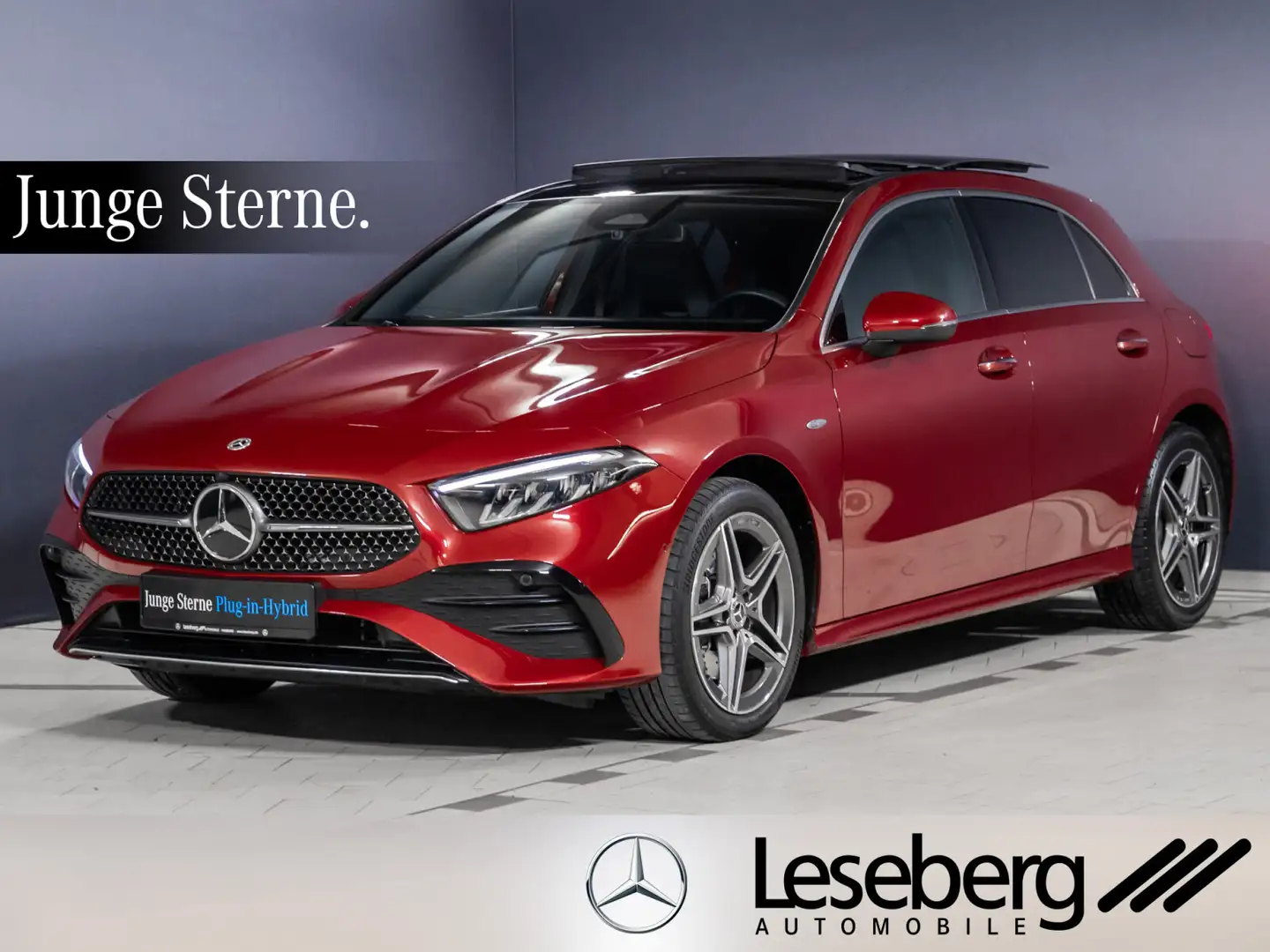 Mercedes-Benz A 250 A 250 e AMG LED/Panorama/Kamera/Ambiente/SHZ/DAB Rot - 1