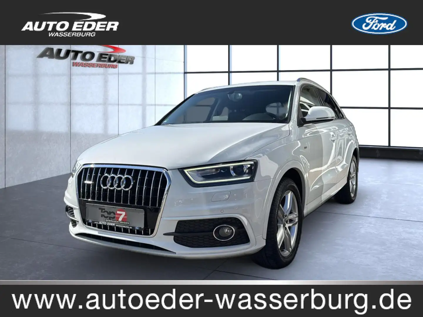 Audi Q3 2.0 TFSI quattro Automatik Bluetooth Navi Klima Blanc - 1