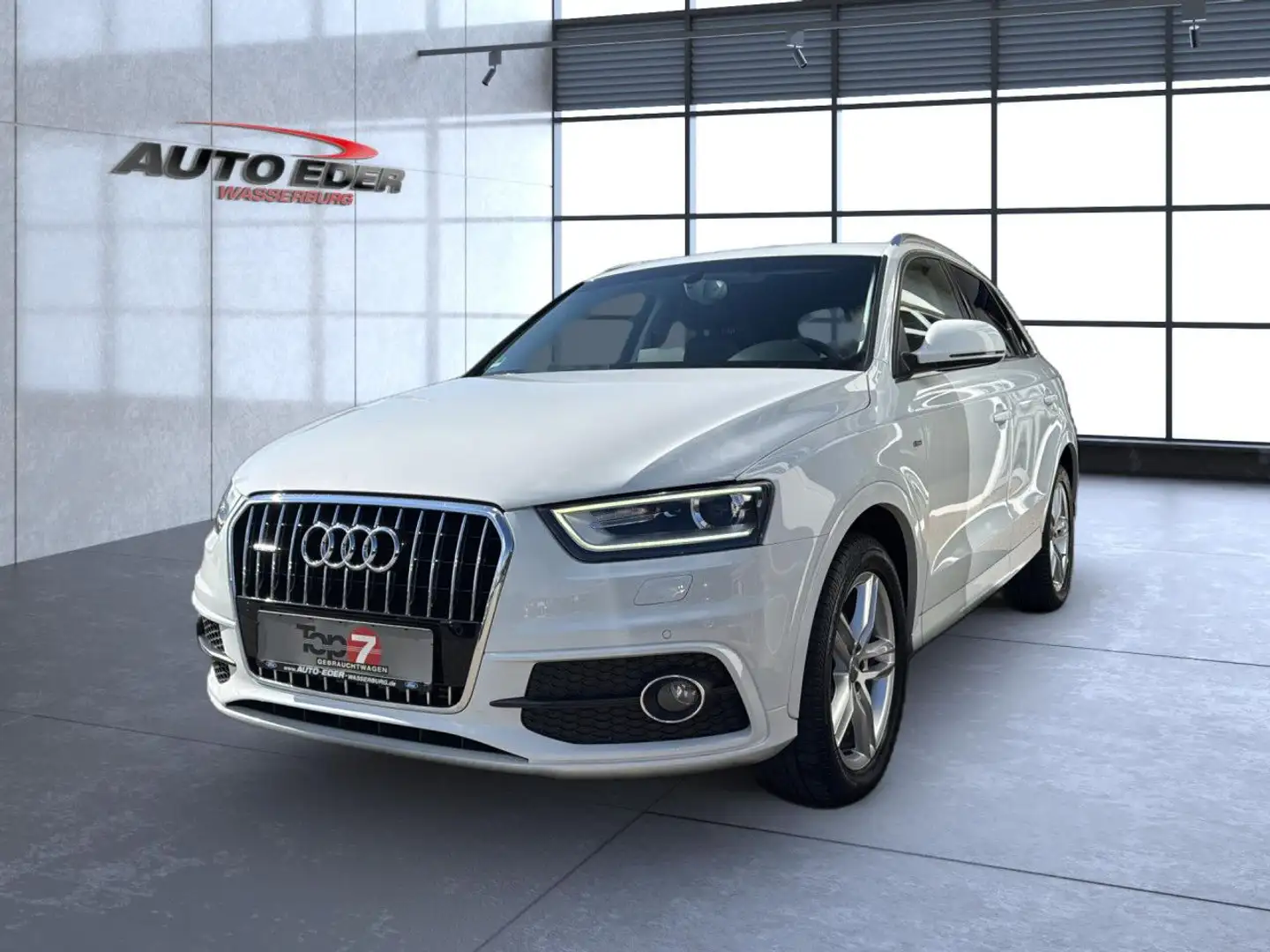 Audi Q3 2.0 TFSI quattro Automatik Bluetooth Navi Klima Blanc - 2