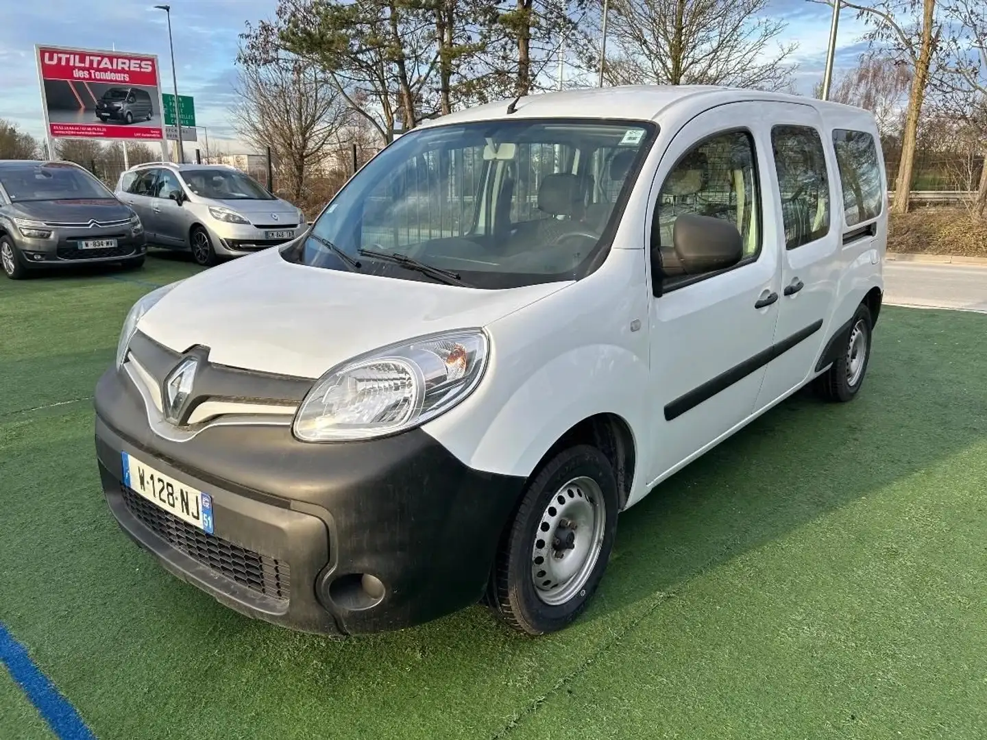 Renault Kangoo Cabine Approfondie 5 places (8.325 HT) 1.5 dCi 90ch Blanc - 1