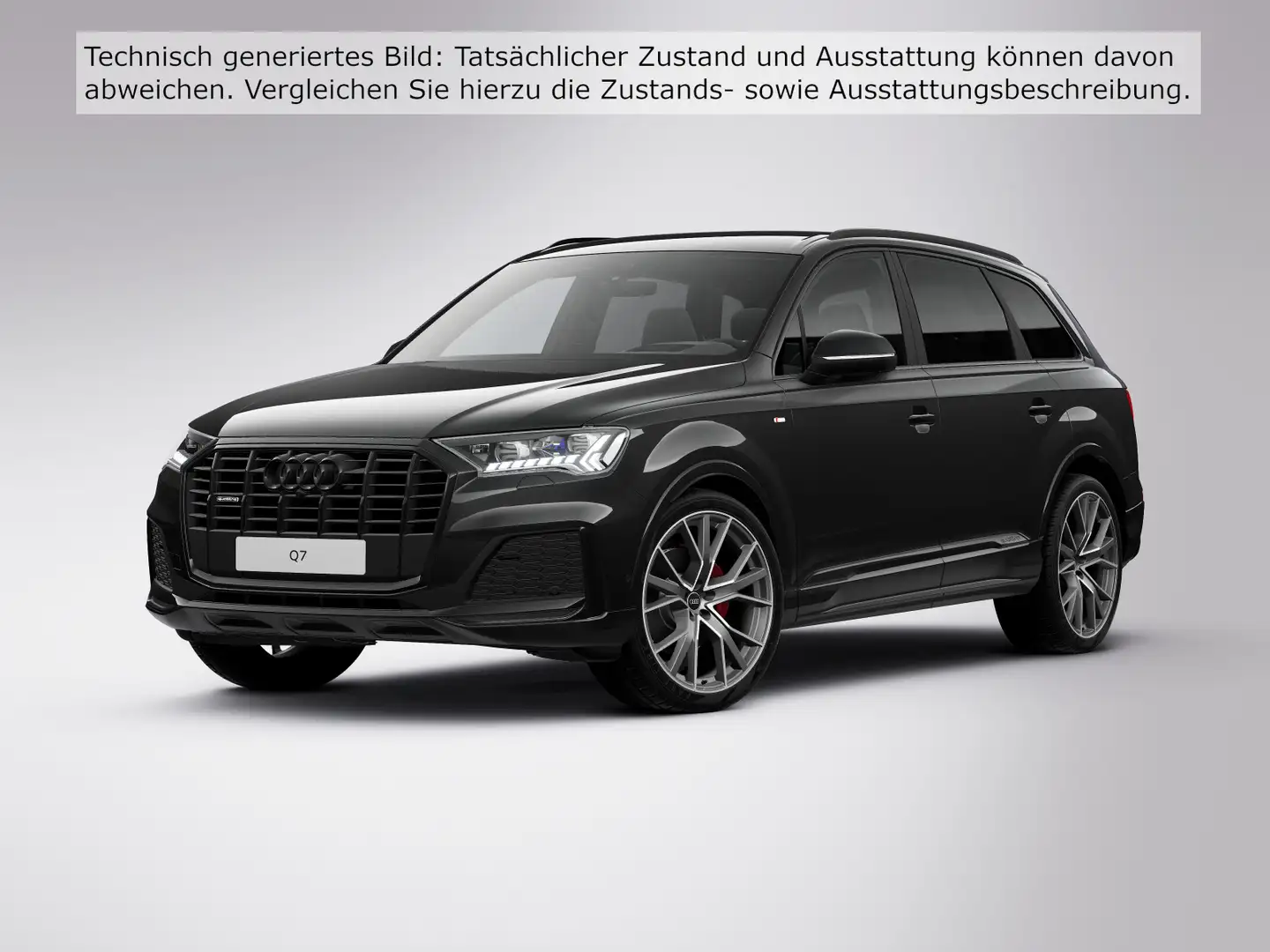 Audi Q7 50 TDI Q S LINE SPORTSITZE LM22 ST.HEIZ NACHT Schwarz - 2