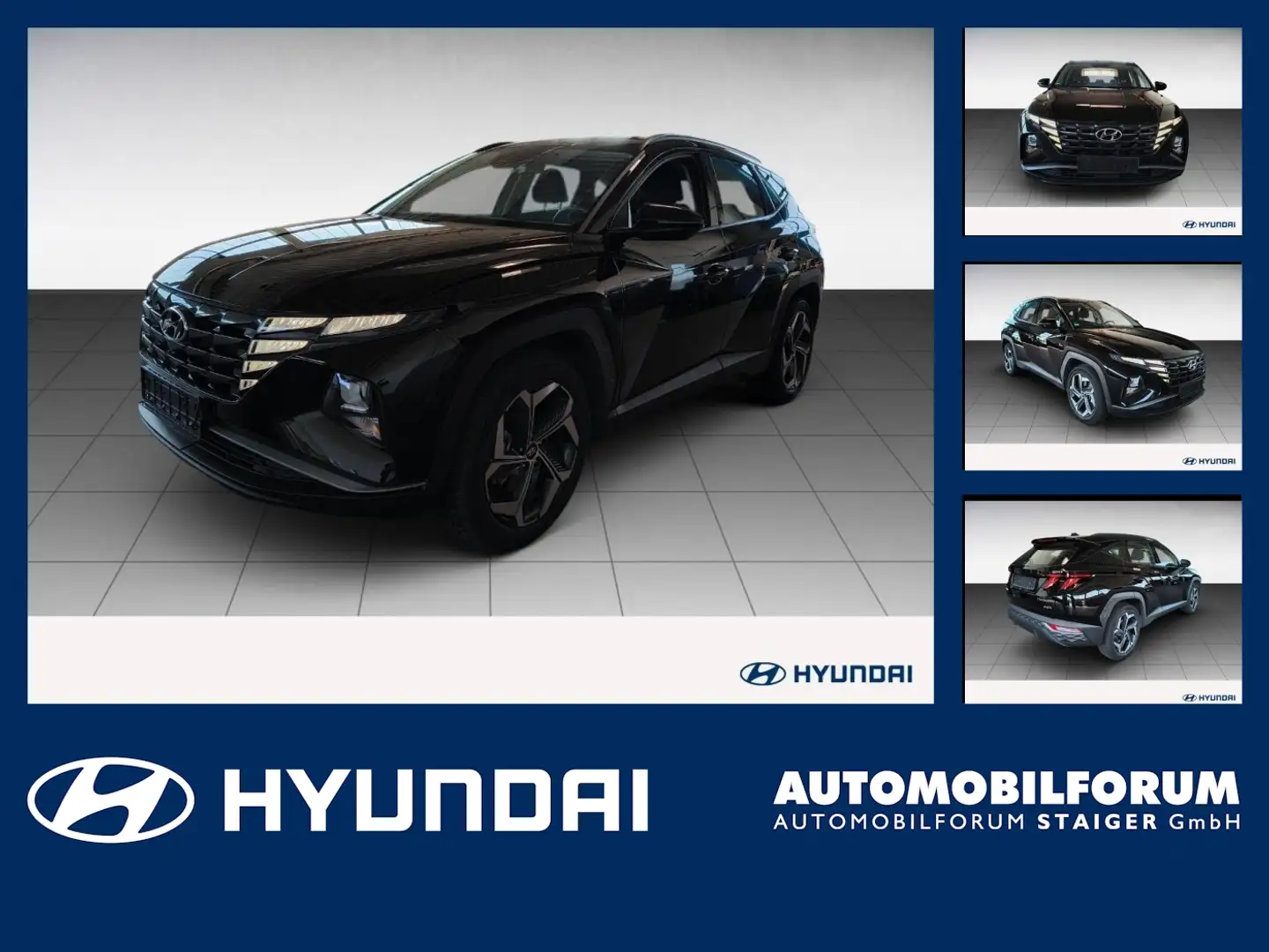 Hyundai TUCSON 1.6 T-GDI AWD 5 Jahre Garantie + 3 x Insp Nero - 1