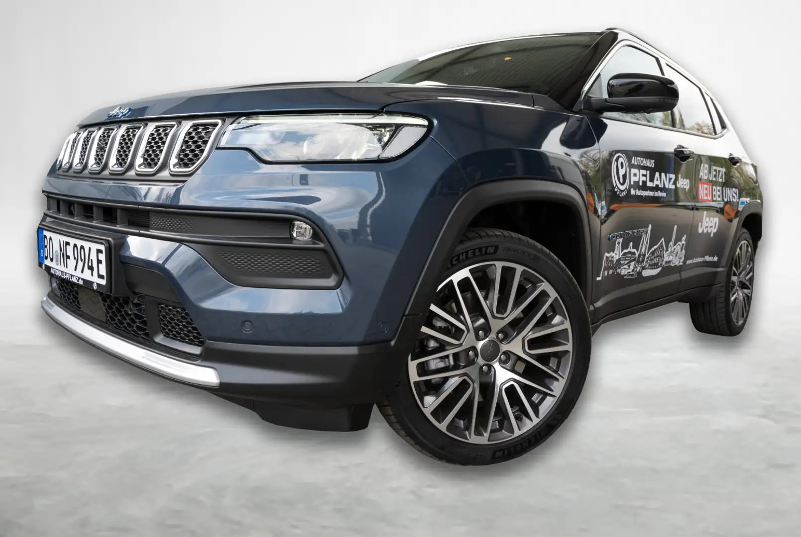 Jeep Compass 1.3 Plug-In Hybrid Limited (EURO 6d) *AKTION* Bleu - 1