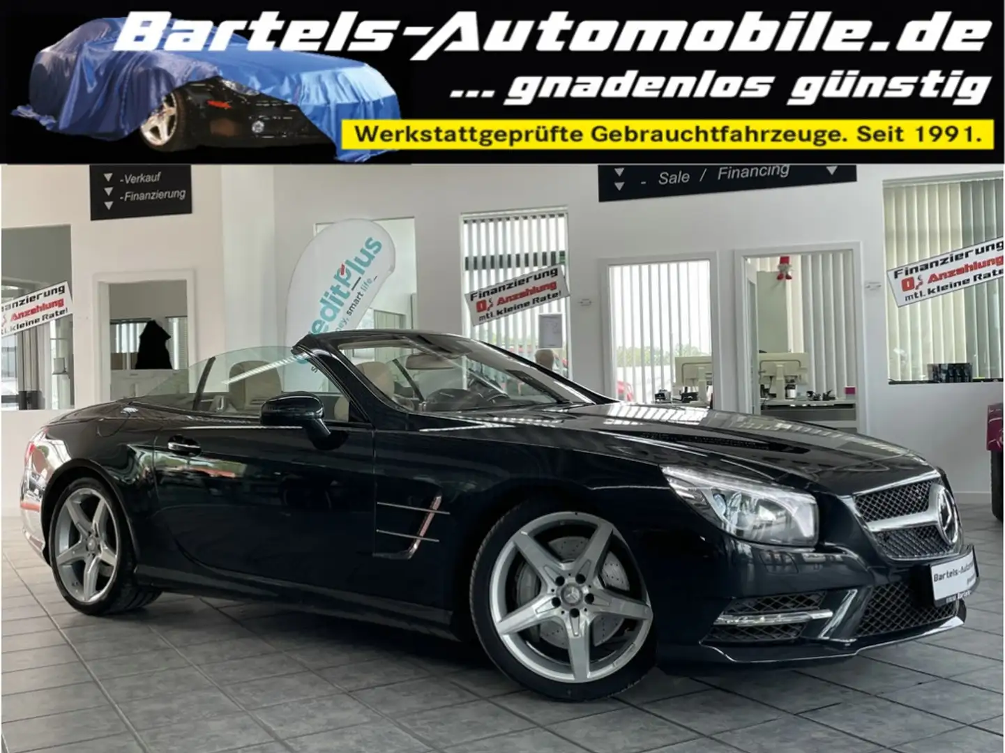 Mercedes-Benz SL 400 AMG-Line, 7G, Nachtsicht, Airscarf, Voll! Black - 1