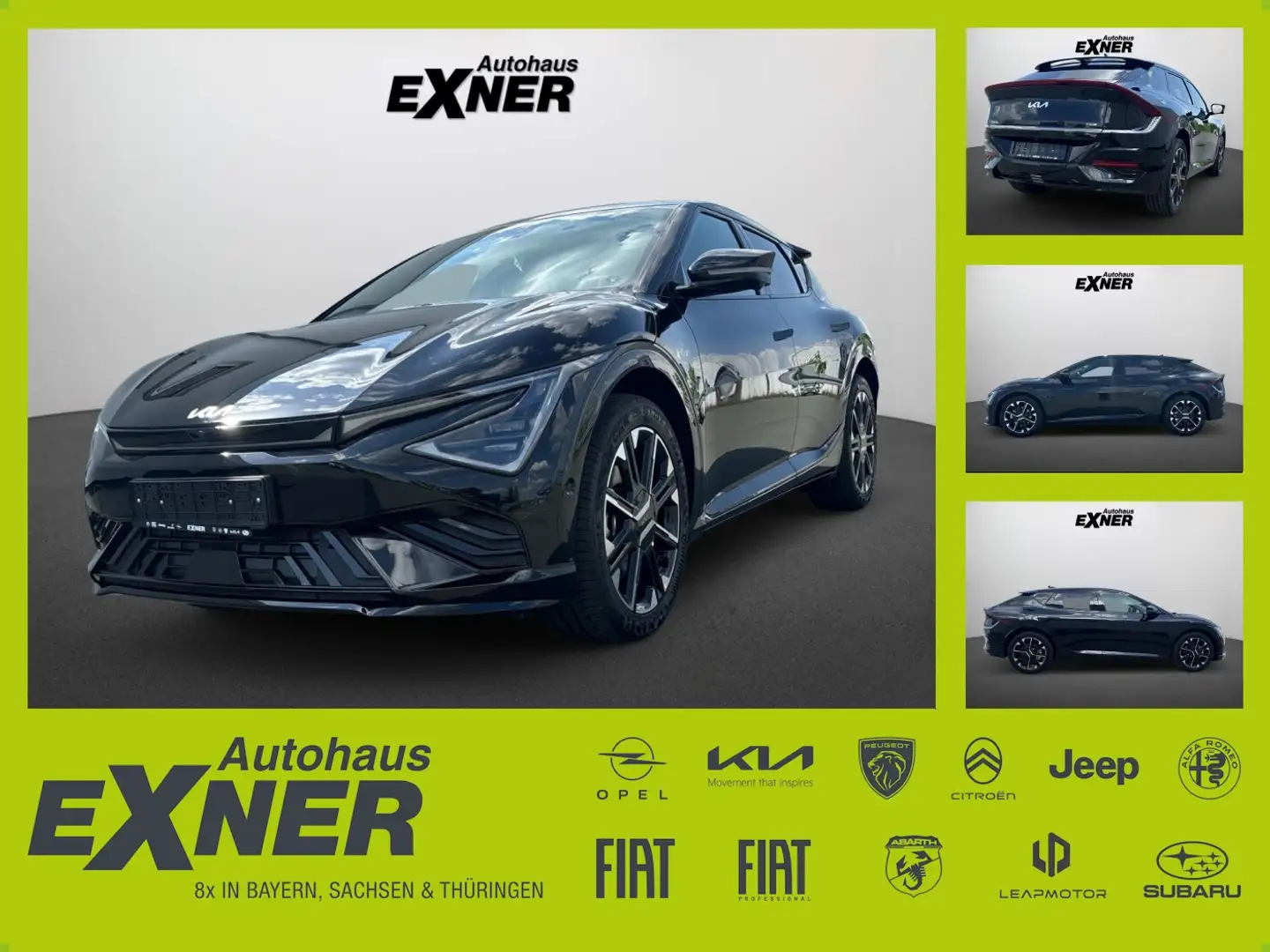 Kia EV6 GT-Line 20'' Alu, Meridian Soundsystem Schwarz - 1