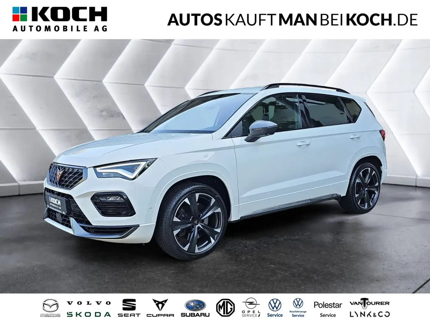 CUPRA Ateca 2.0 TSI DSG 4Drive NAVI LED PDC FSE ALCANTAR Weiß - 1