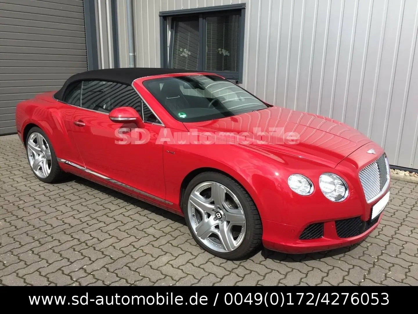 Bentley Continental GTC W12 DEUTSCHE-AUSLIEFERUNG+U-FREI Червоний - 1