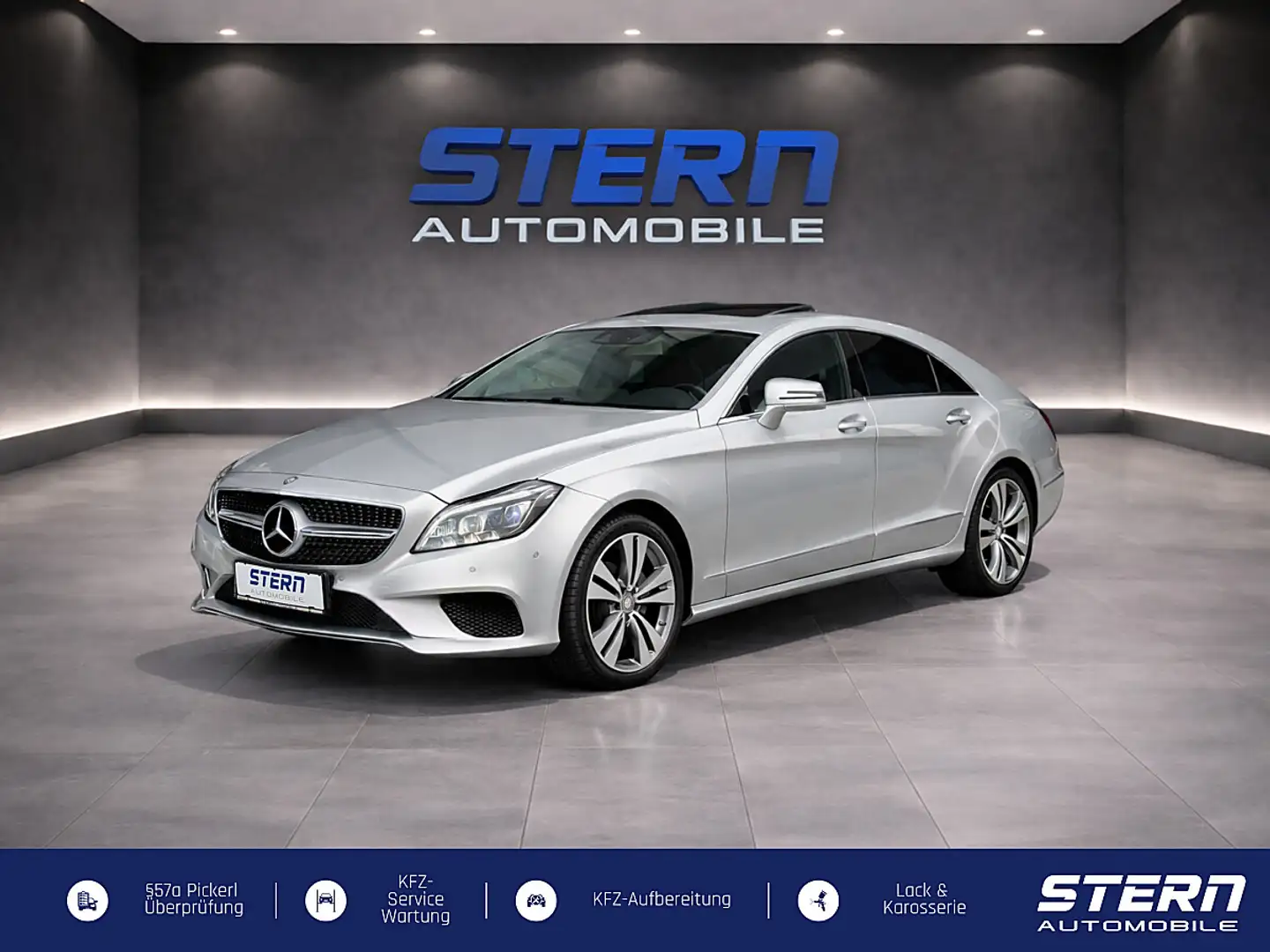 Mercedes-Benz CLS 350 d BlueTEC 4MATIC Aut. *SCHIEBEDACH* AMBIENTE* Silber - 1