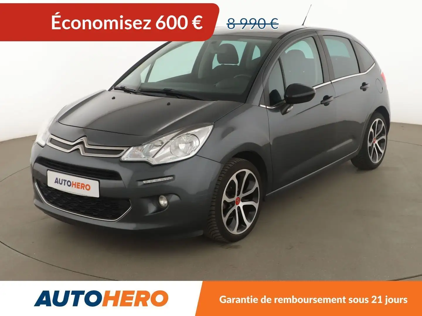 Citroen C3 1.6 e-HDi Red Block Gris - 1
