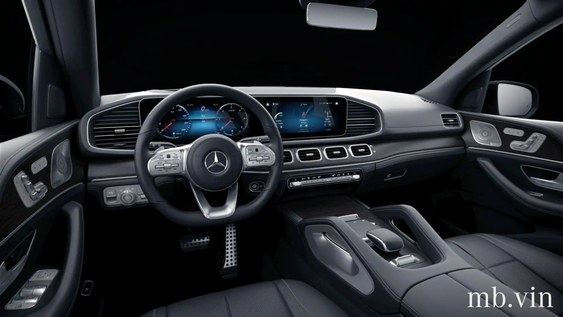 Mercedes-Benz GLS 400 d 4M*AMG*Designo*Night*3xTV*Head*ACC*Pano Bianco - 2