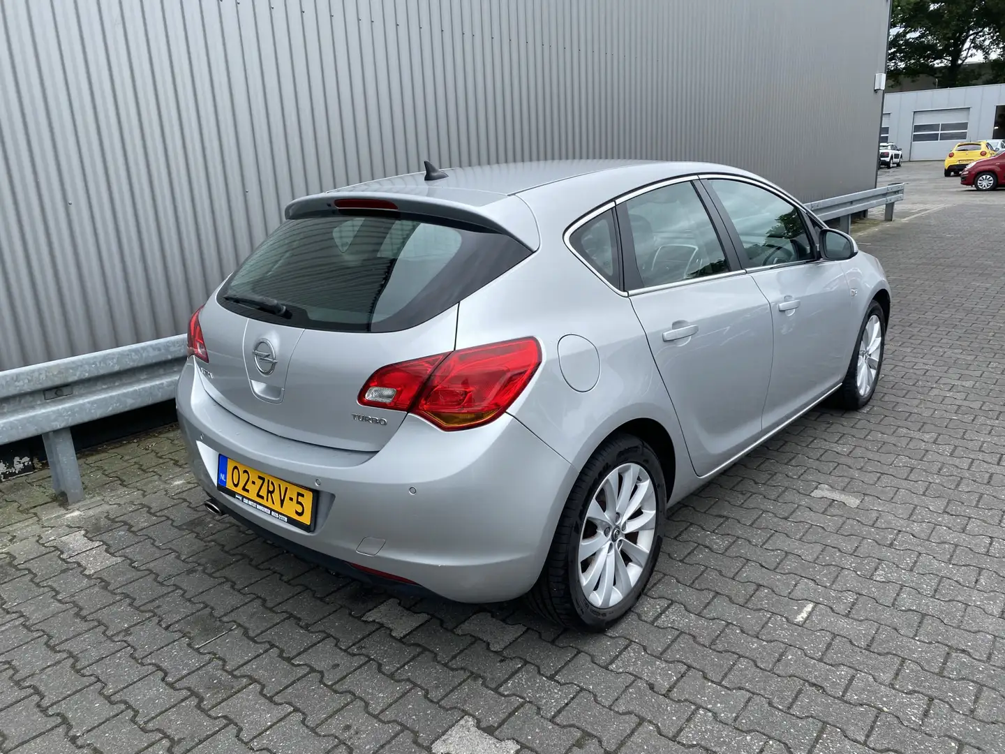 Opel Astra 1.4 Turbo Sport 156Dkm.NAP, Half Leer, Navi, A/C, Grijs - 2