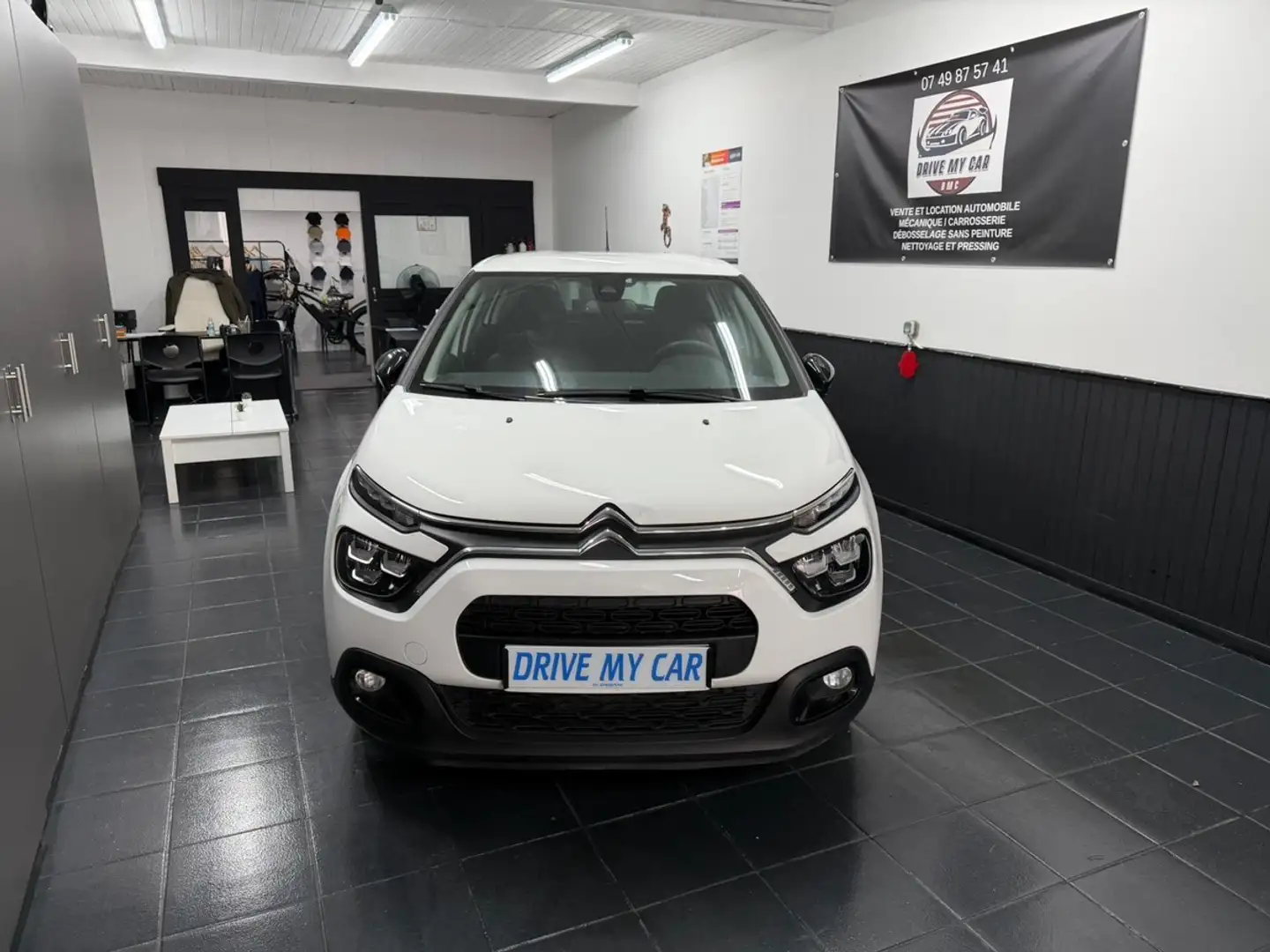 Citroen C3 1.5 BlueHDi 100Ch Feel Business - 89 500 Kms Blanc - 2