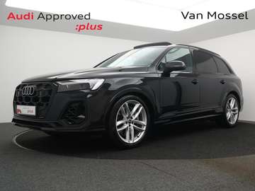 Audi Q7 PHEV S-line 55TFSIe QUATTRO 394PK *AUTOMAAT*2X S-LINE* TREKHAAK PANODAK*SHADOWLOOK*LEDER*NAVI*CAMERA*ACC*...*