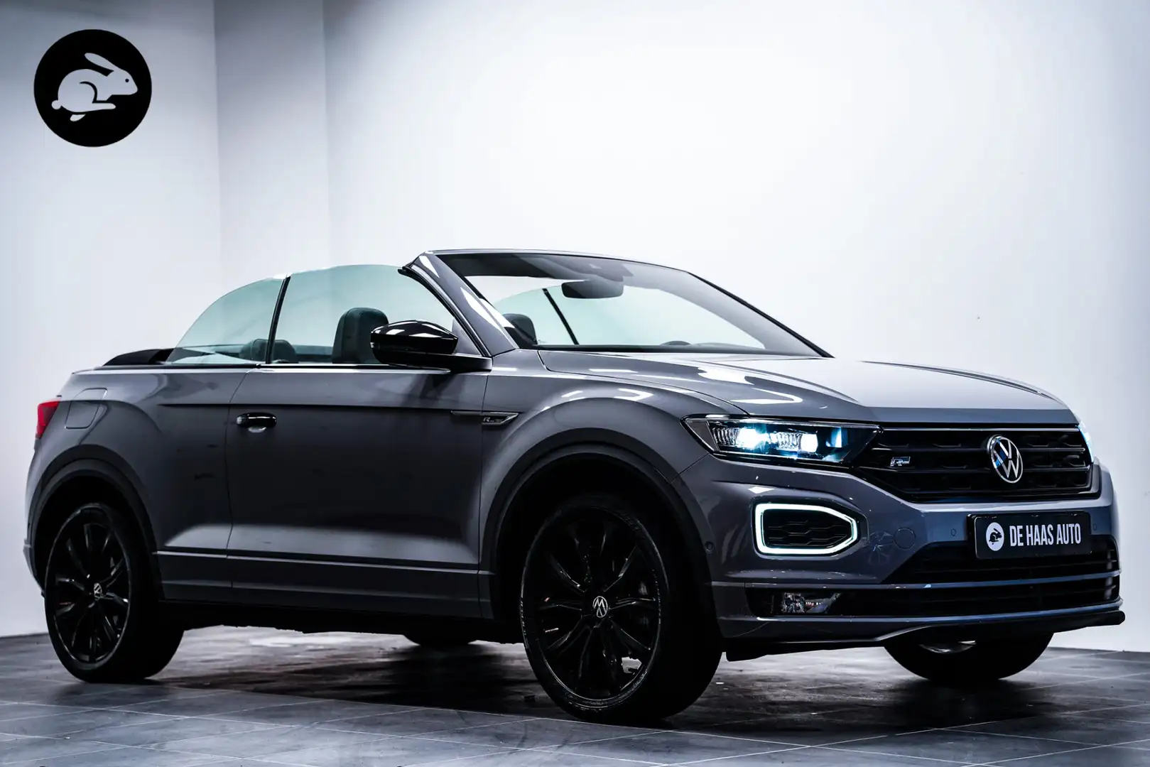 Volkswagen T-Roc Cabrio 1.5 TSI 2x R-Line Black style|Trekhaak|Virt Grijs - 1