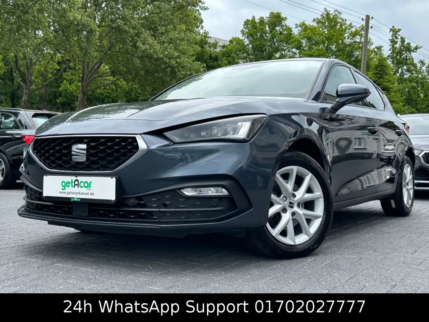 SEAT Leon Style*1HAND*NAVI*ALU*DSG*8FACH*ASSISTENTEN Gris - 1