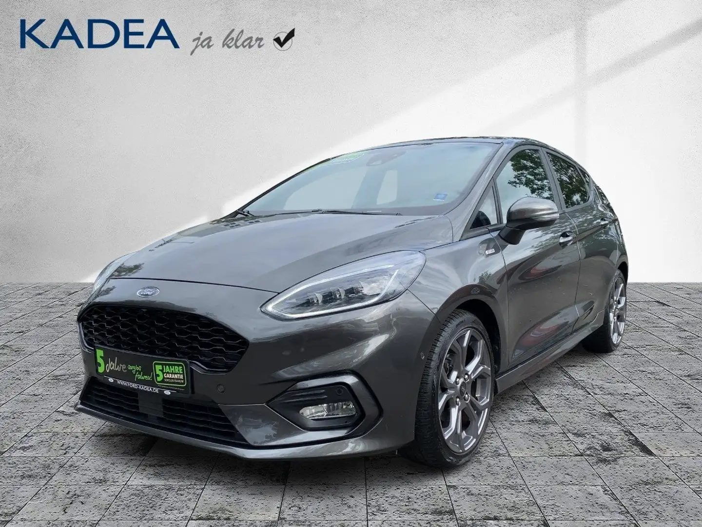 Ford Fiesta 1.0 EcoBoost ST-Line LED+NAVI+PANO+SHZ+PDC Gris - 2