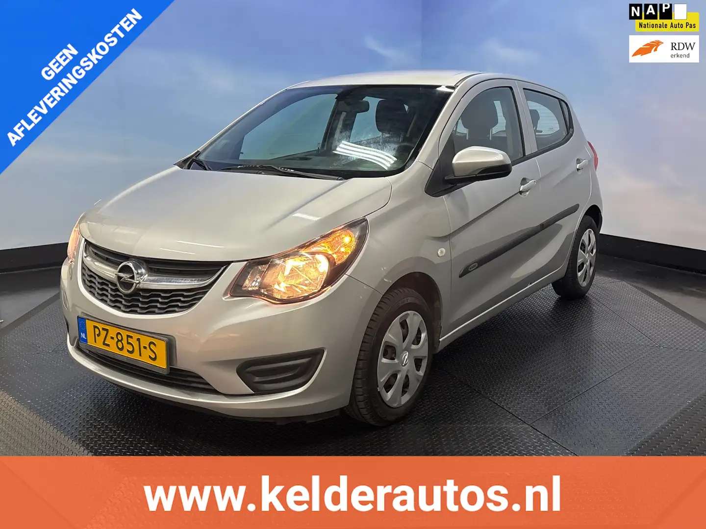Opel Karl 1.0 ecoFLEX Selection Slechts 20DKM!! Grijs - 1