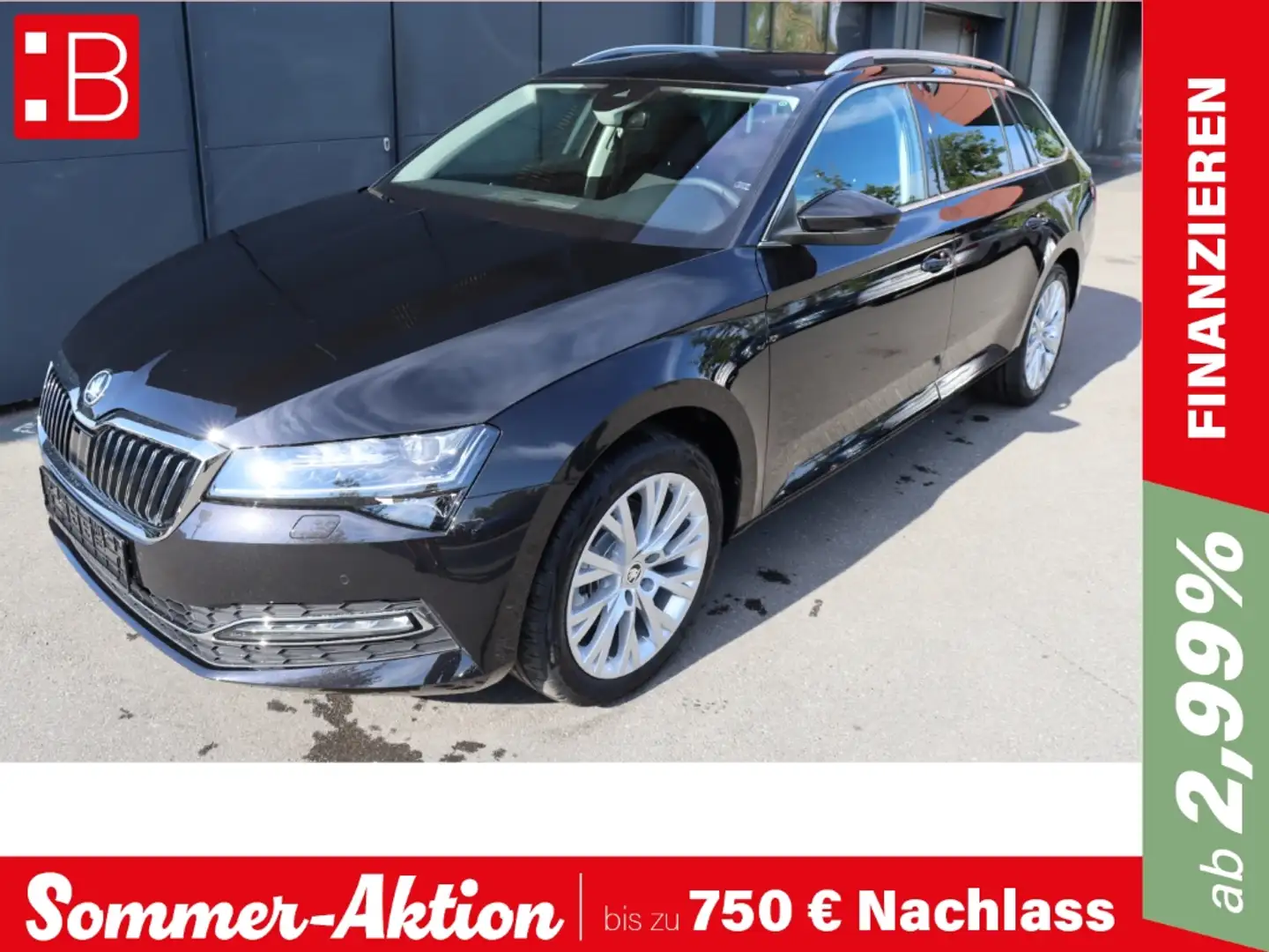 Skoda Superb Combi 2.0 TDI DSG Style VOLL LED ACC PDC RFK Schwarz - 1