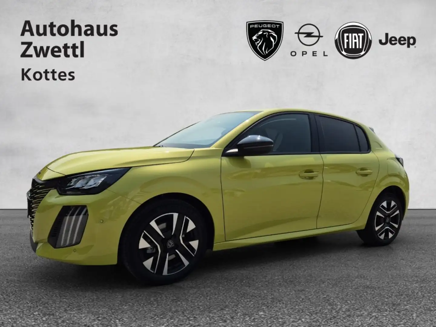 Peugeot 208 Allure PT 100 mit Navi, Kamera, Abstandstempomat Gelb - 1