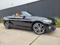 BMW 218 iA*CABRIO*AUT.*LEDER*NAVI*HARMAN KARDON*FULL LED* Noir - thumbnail 1