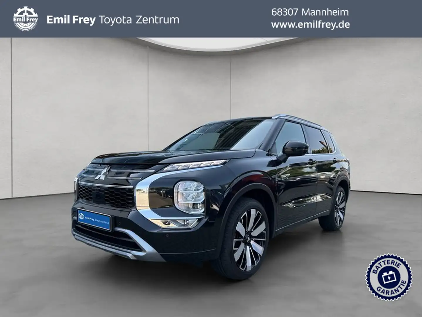 Mitsubishi Outlander 2.4 4WD Plug-In HYB TOP,360°Kam,Leder,LE Schwarz - 1