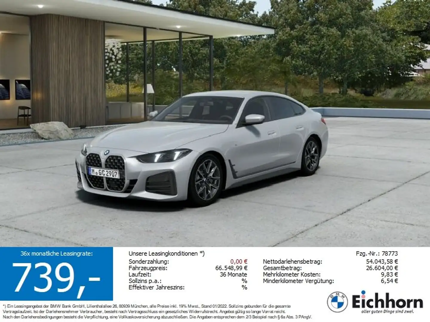 BMW 420 d M Sportpaket Grau - 1