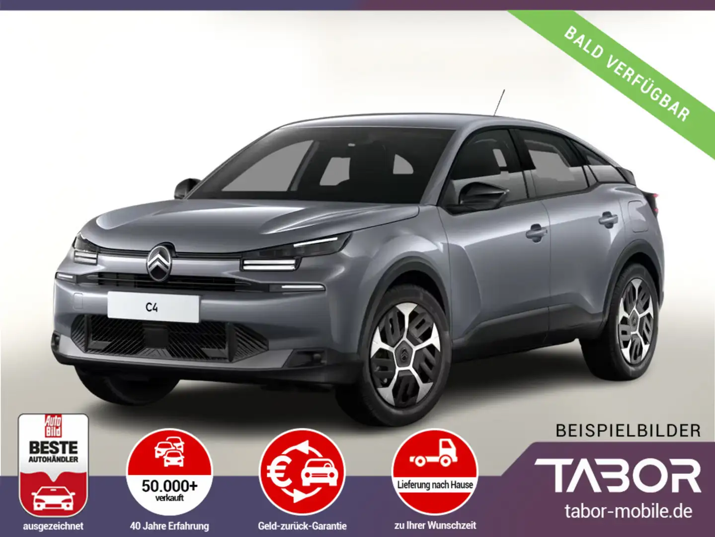 Citroen C4 MHEV 145 eDSC6 PLUS FACELIFT Nav Kam PDC LED Grau - 1