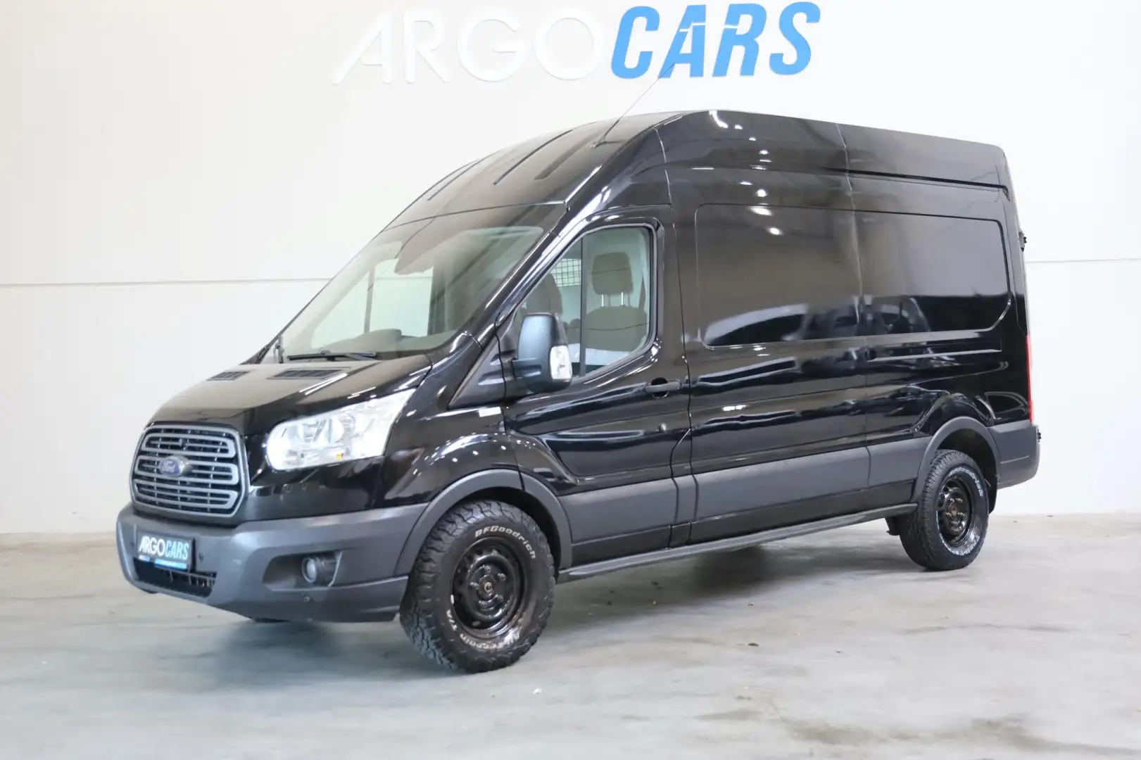 Ford Transit 350 2.0 TDCI L2/H2 Trend AWD 4X4 170PK ZWART AIRCO Noir - 1