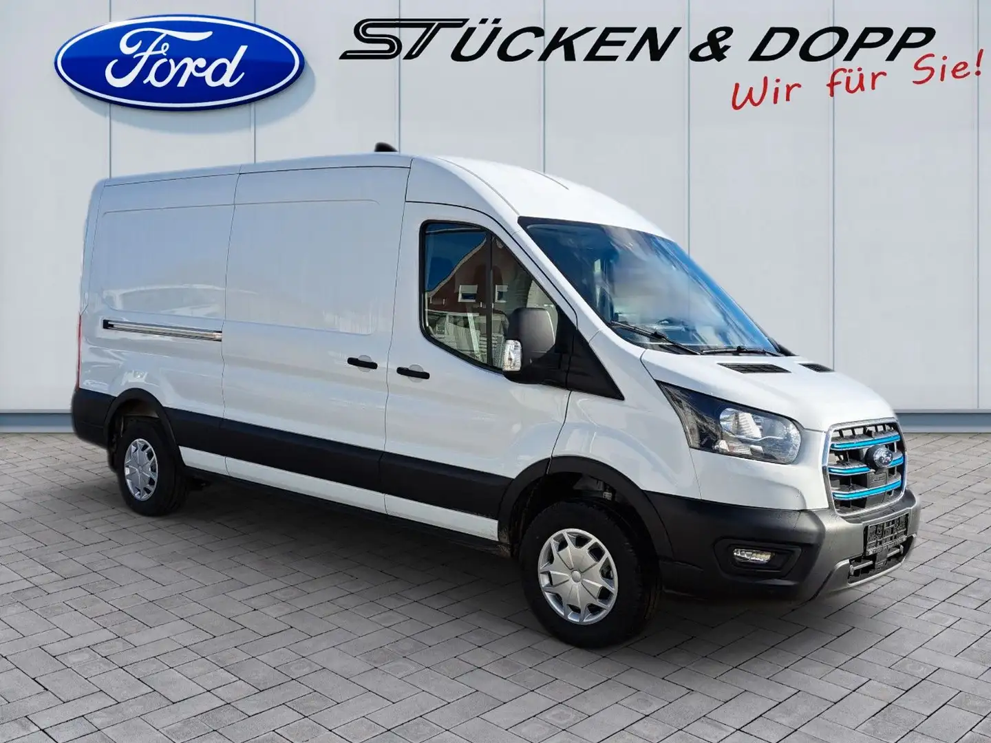 Ford E-Transit Kasten 350 L3 H2 Trend Bianco - 2