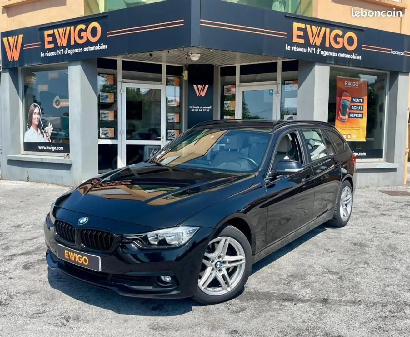 BMW 318 Touring 2.0 318 D 150 CH Lounge Plus Noir - 1